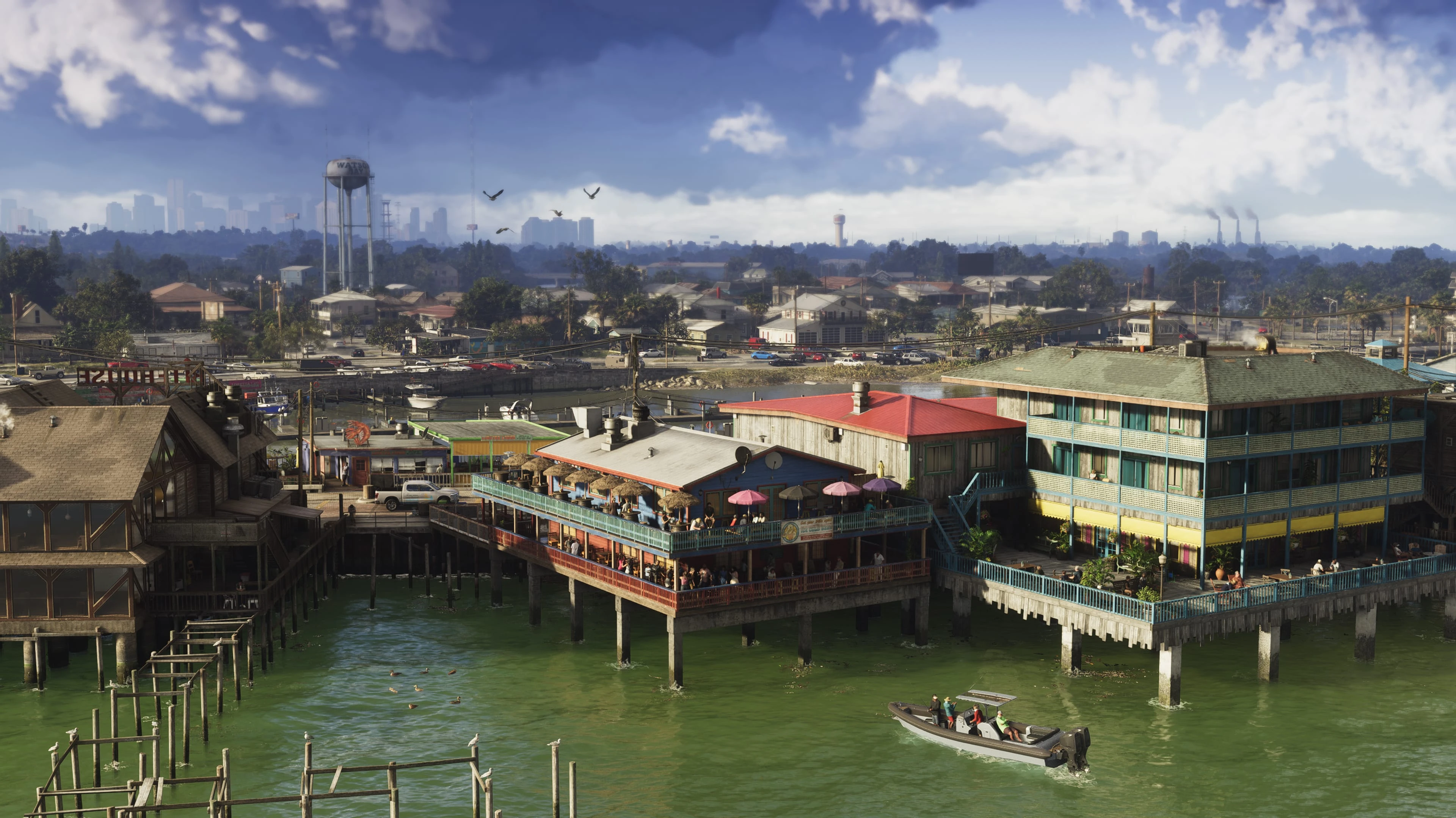 GTA 6 Grassrivers swampland with airboat